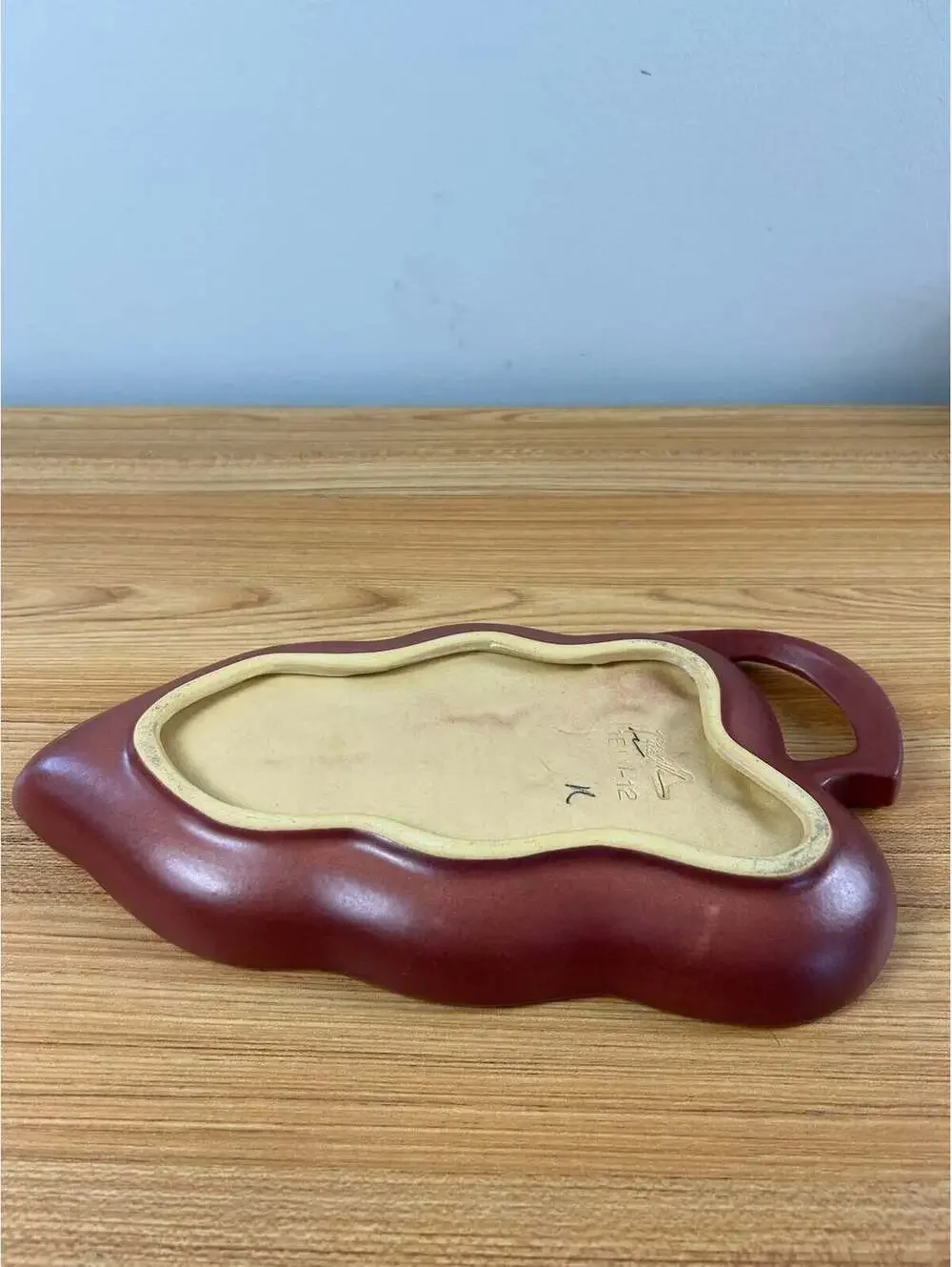 Roseville Snowberry Pink 1947 Mid Century Modern Pottery Ceramic Tray 1BL1-12